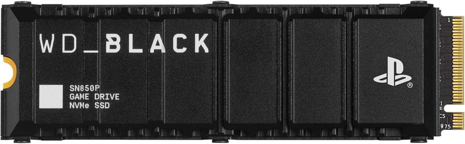 🏆Flash Sale⚡🎮WD_BLACK 2TB SN850P NVMe M.2 SSD Officially Licensed Storage Expansion for PS5 Consoles